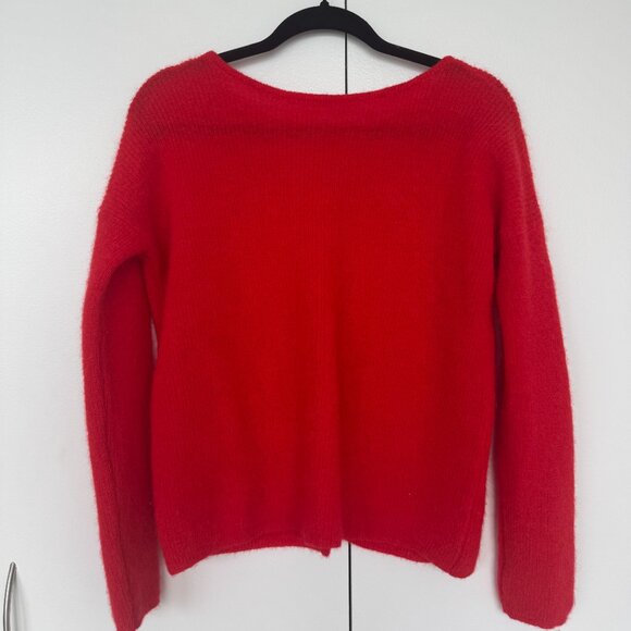 Sezane Gaspard Cardigan in Red (Small) - Picture 5 of 6